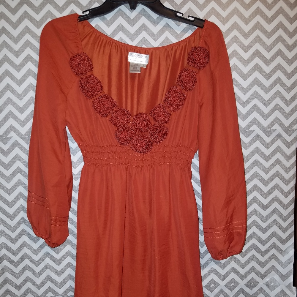 cute orange dress